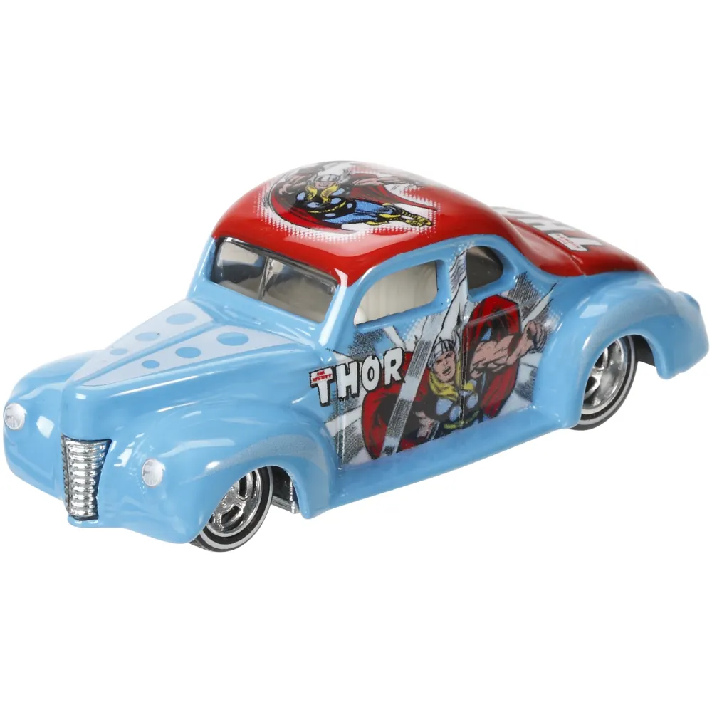 '40 Ford Coupe — BDR59 — Light Blue w/ Red Top & Trunk