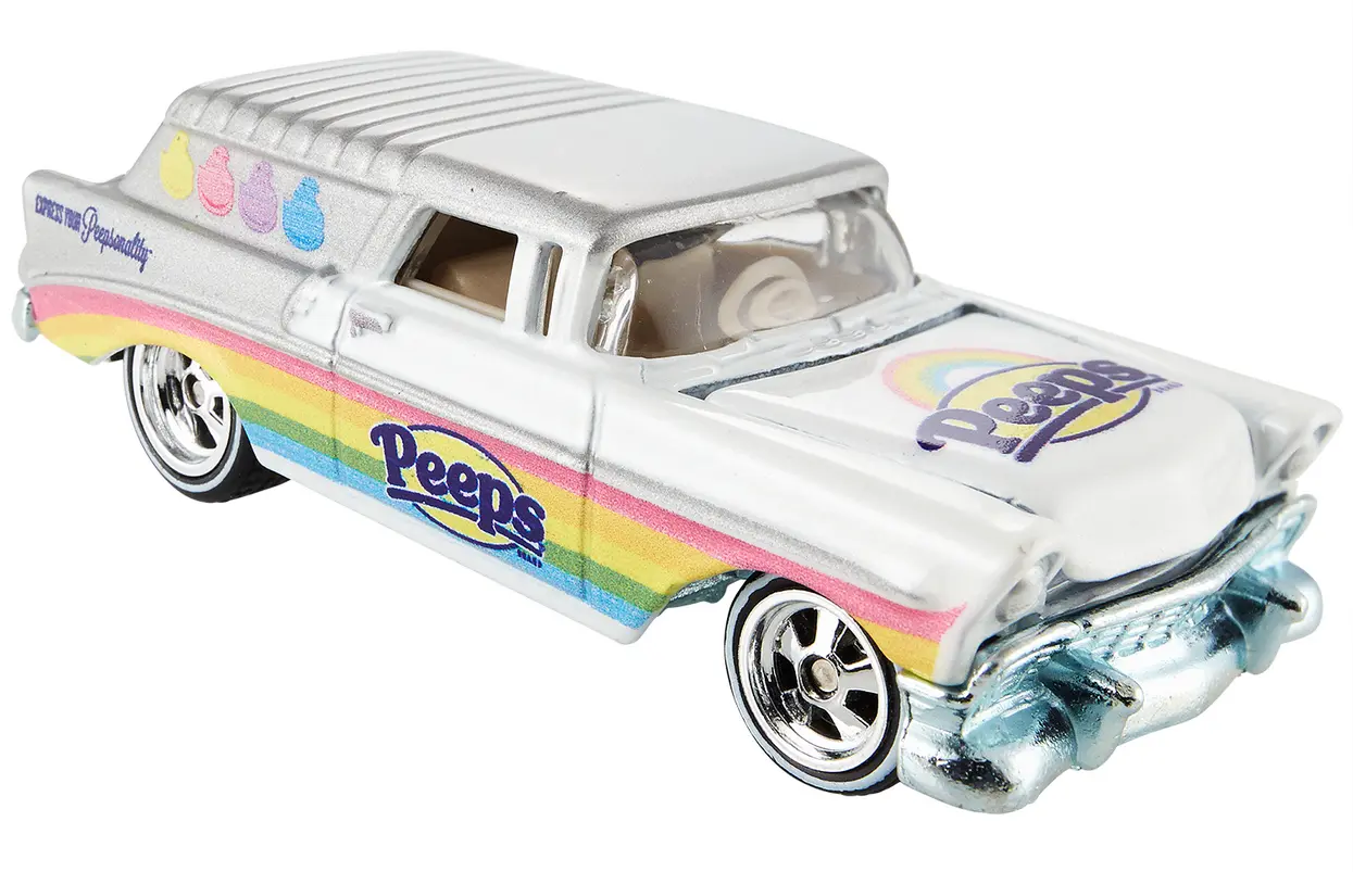 '56 CHEVY NOMAD DELIVERY — BDR73 — Pearl White with Silver roof — imagem 3