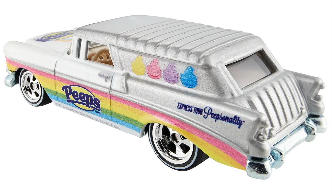 '56 CHEVY NOMAD DELIVERY — BDR73 — Pearl White with Silver roof — imagem 4