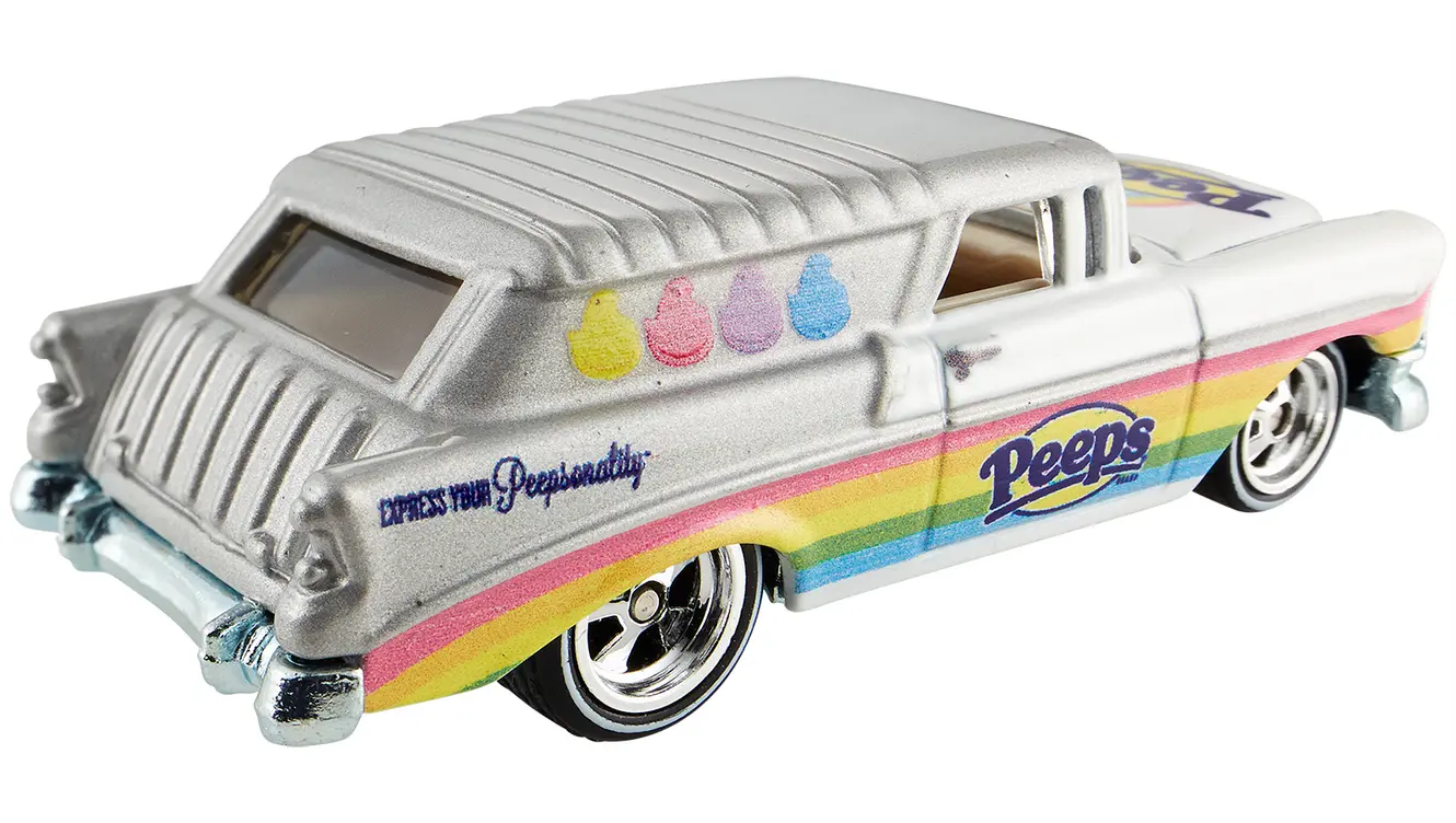 '56 CHEVY NOMAD DELIVERY — BDR73 — Pearl White with Silver roof — imagem 5