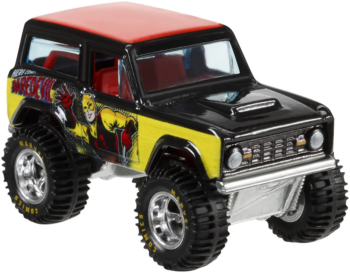 '67 FORD BRONCO ROADSTER — BDR89 — Black & Yellow w/ Red roof — imagem 3