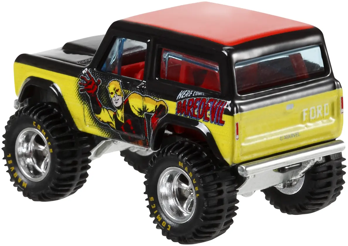 '67 FORD BRONCO ROADSTER — BDR89 — Black & Yellow w/ Red roof — imagem 4