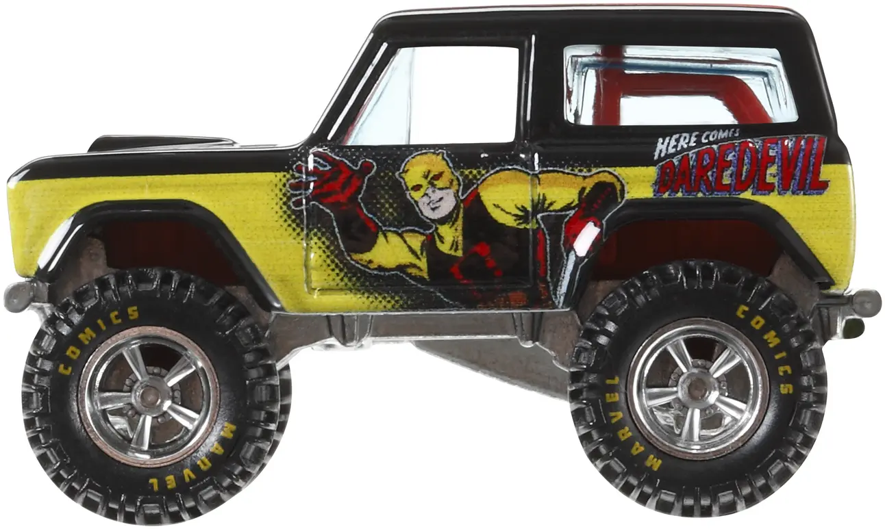 '67 FORD BRONCO ROADSTER — BDR89 — Black & Yellow w/ Red roof — imagem 5