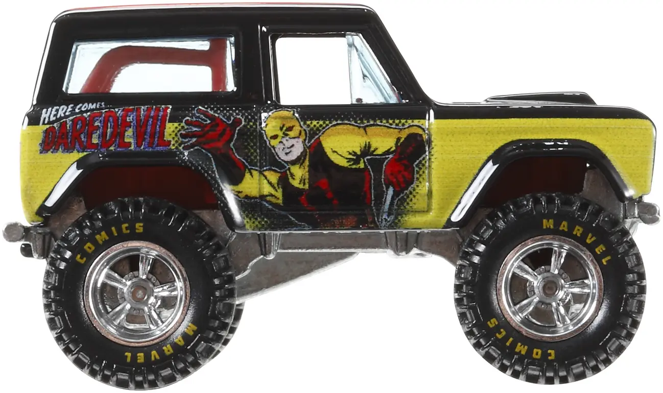 '67 FORD BRONCO ROADSTER — BDR89 — Black & Yellow w/ Red roof — imagem 6