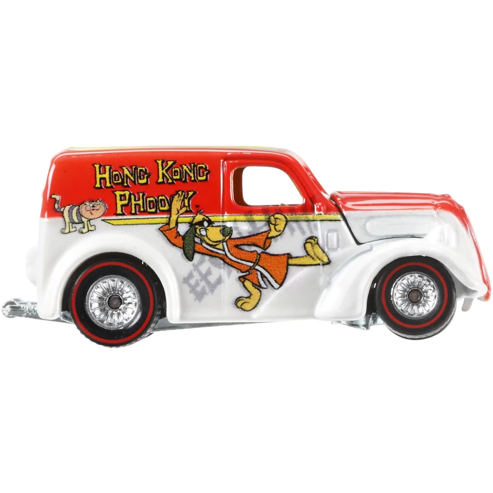 Anglia Panel Truck — BDT02 — Pearl White w/ Red top — imagem 6