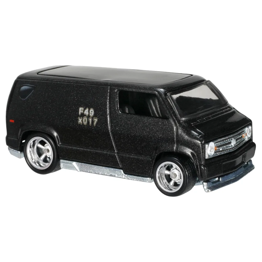 Custom '77 Dodge Van — BDT88 — Metalflake Black — imagem 3