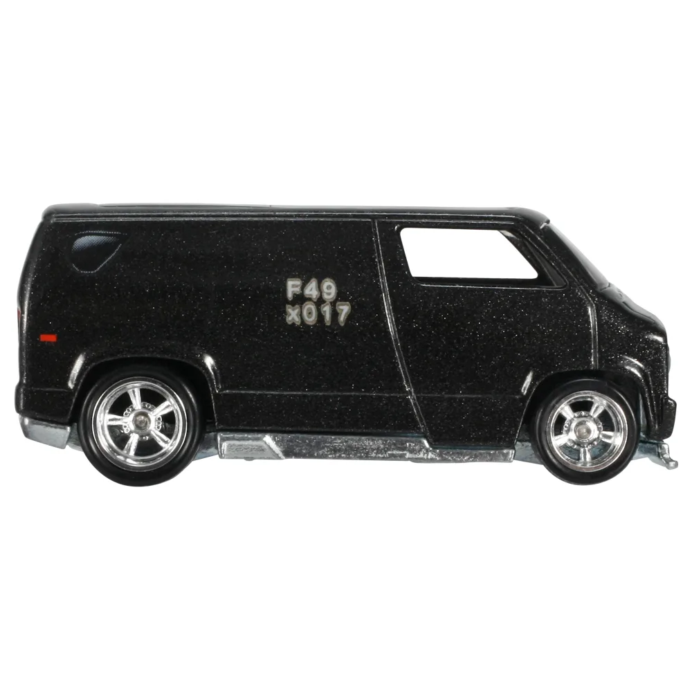 Custom '77 Dodge Van — BDT88 — Metalflake Black — imagem 4