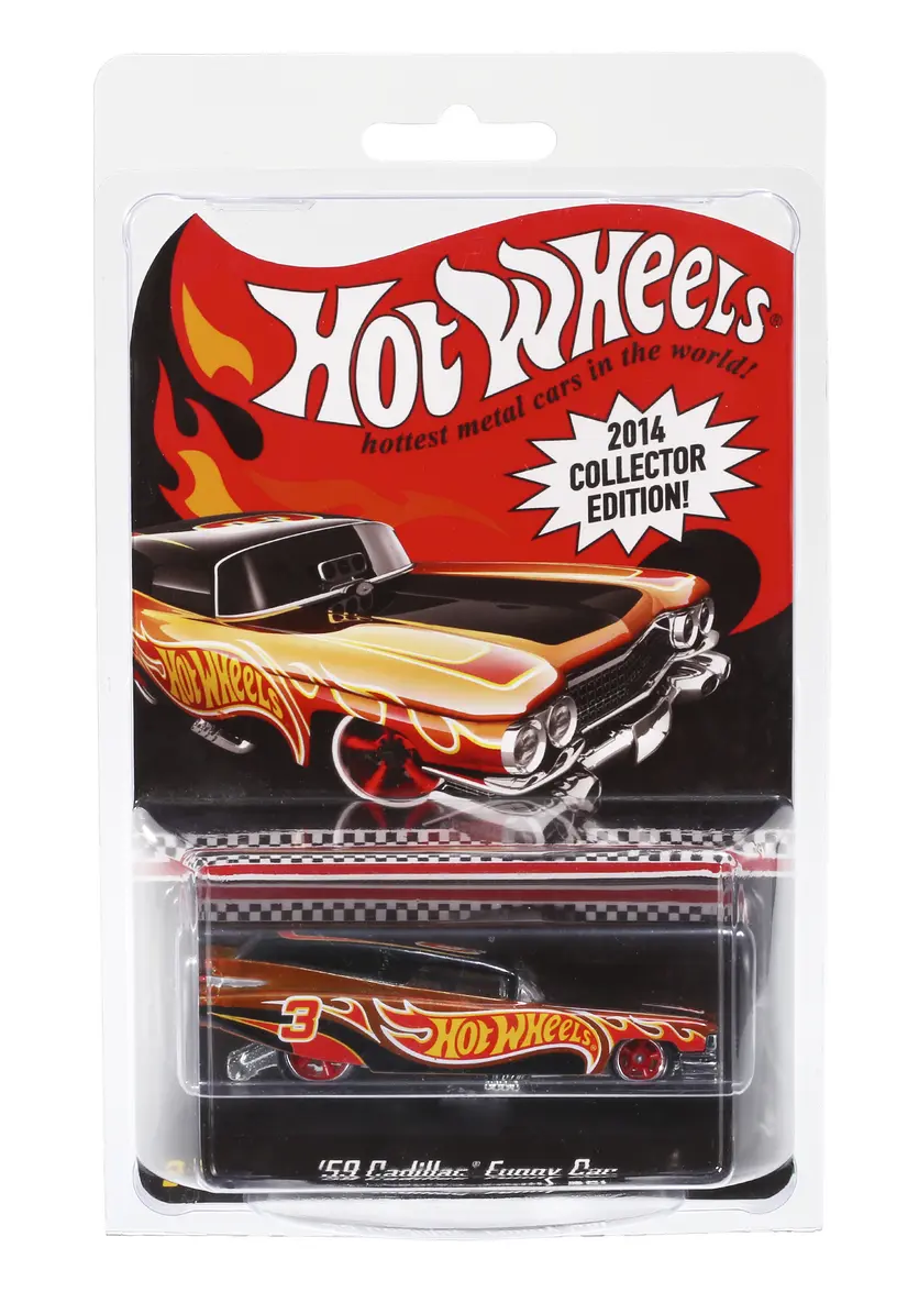'59 Cadillac Funny Car — BDX37 — Spectraflame Dark Orange — imagem 2