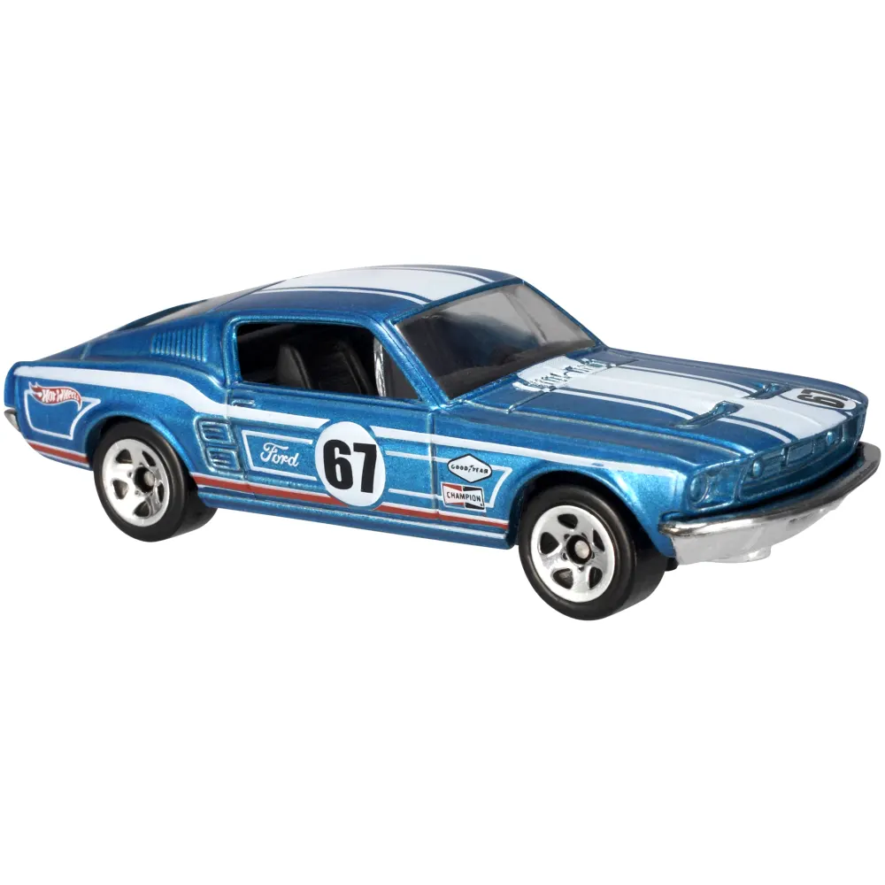 '67 CUSTOM MUSTANG — BFD88 — Metalflake Blue — imagem 3
