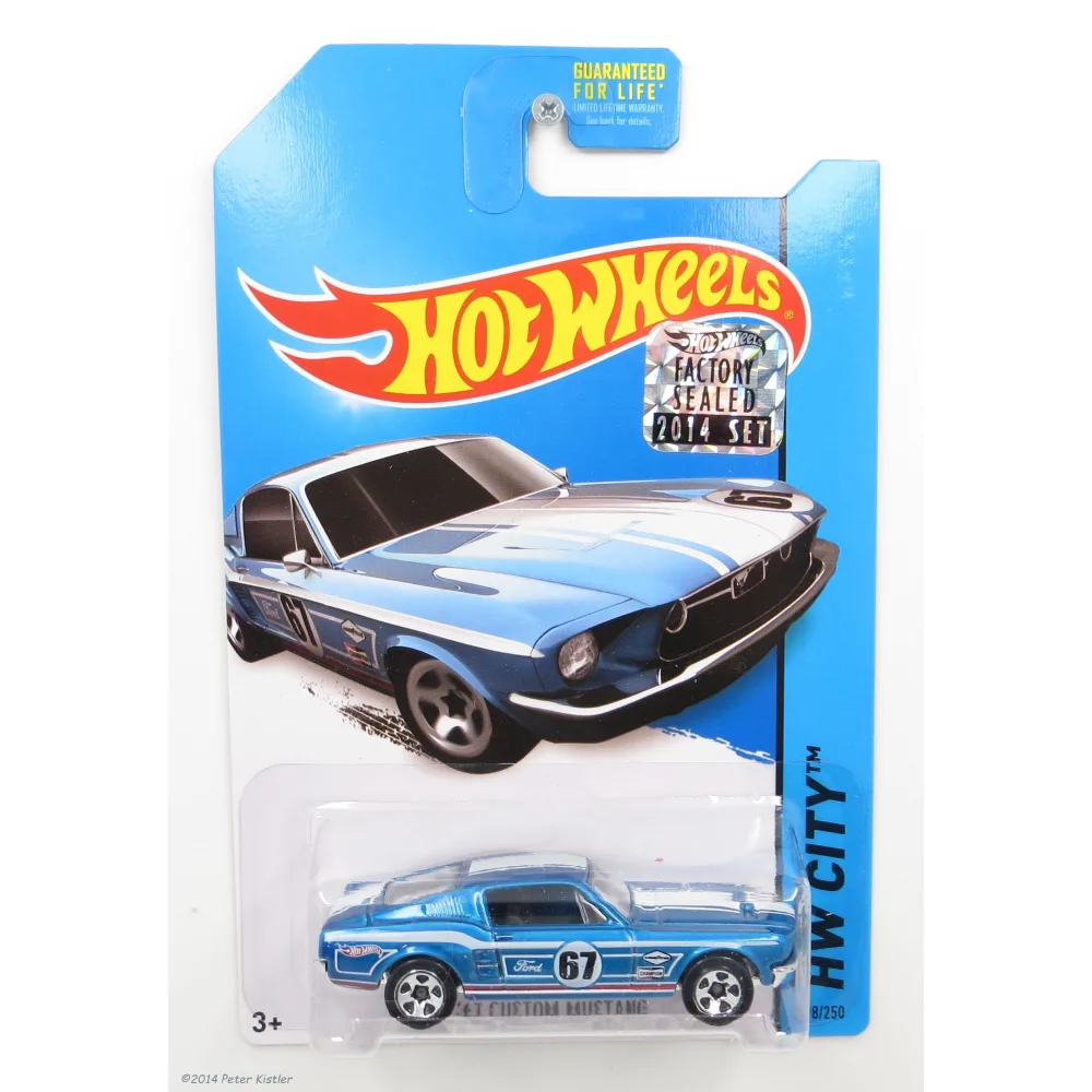 '67 CUSTOM MUSTANG — BFD88 — Metalflake Blue — imagem 7