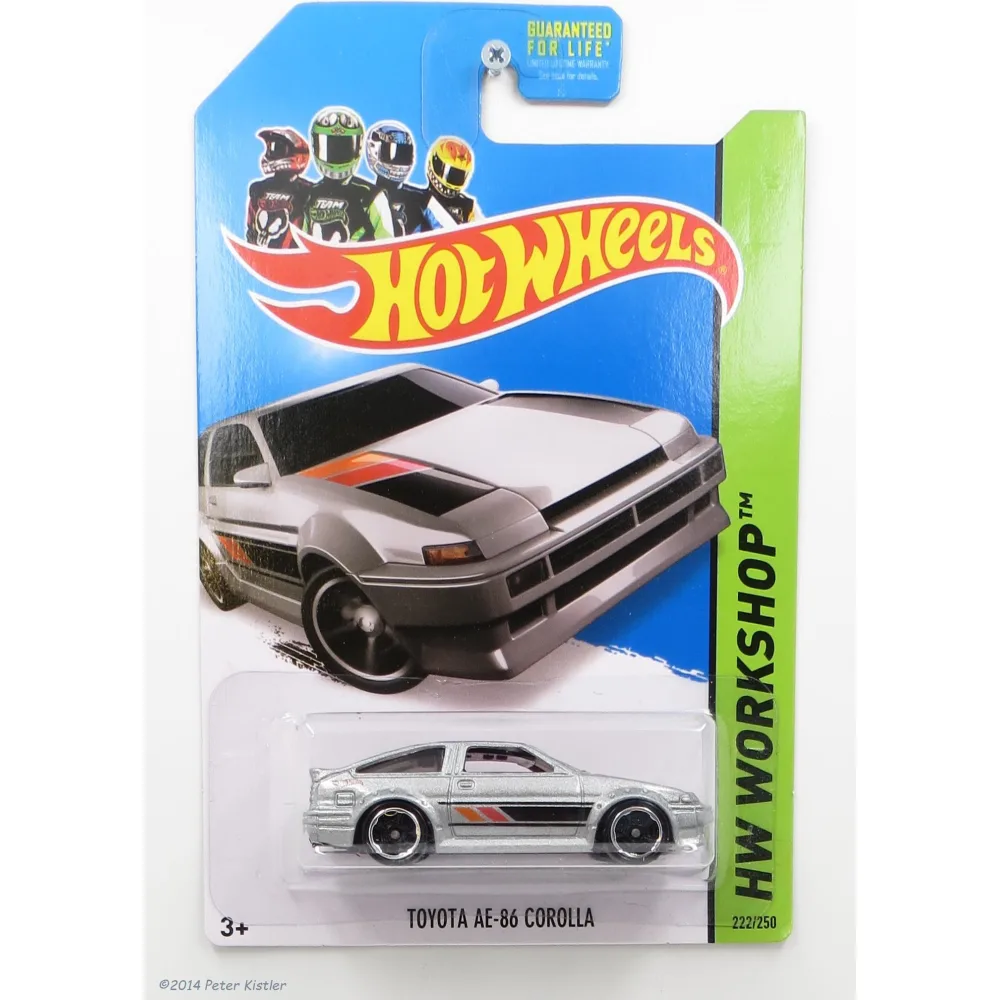 Toyota AE-86 Corolla — BFF01 — Metalflake Silver — imagem 7