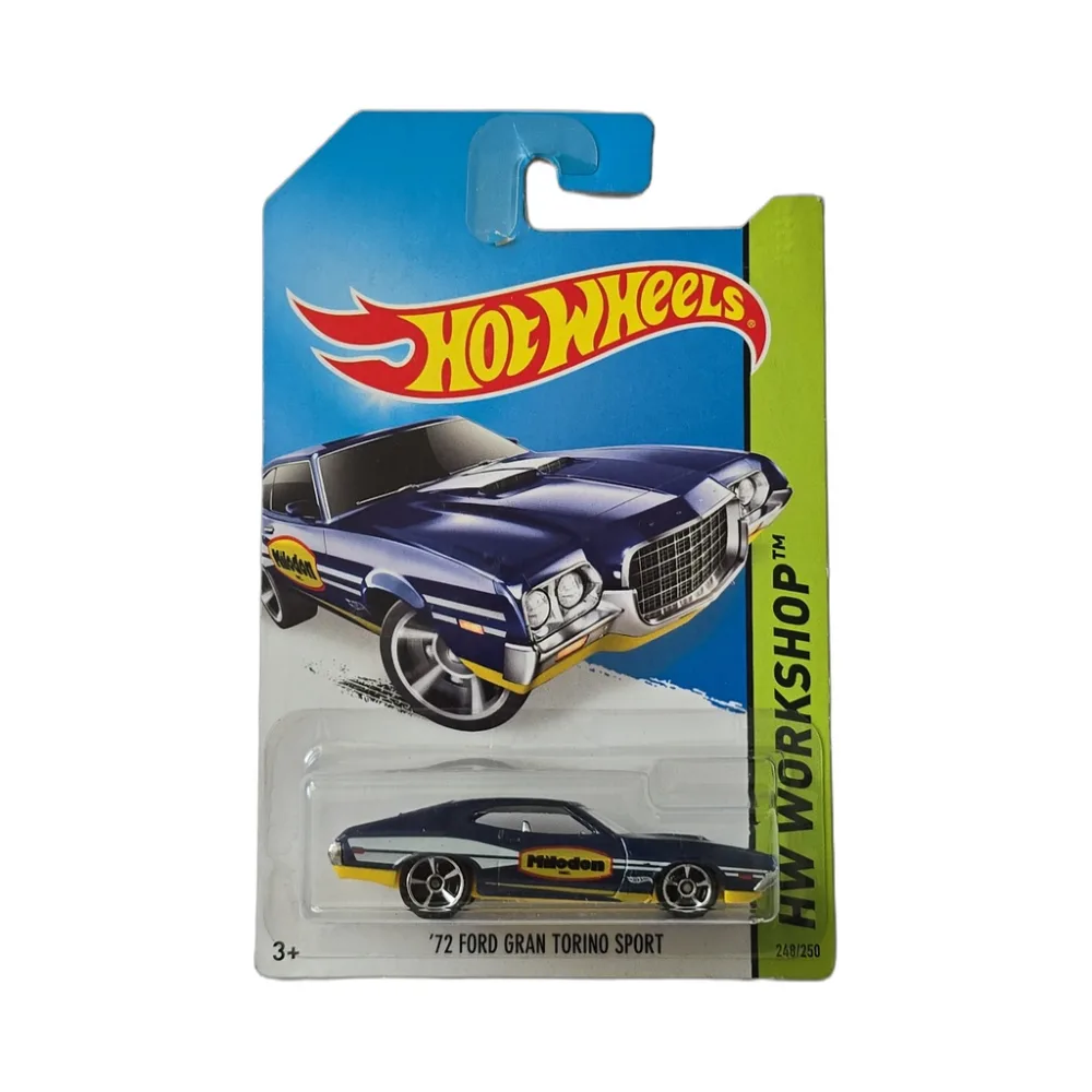 '72 Ford Gran Torino Sport — BFF24 — Metalflake Navy Blue — imagem 3