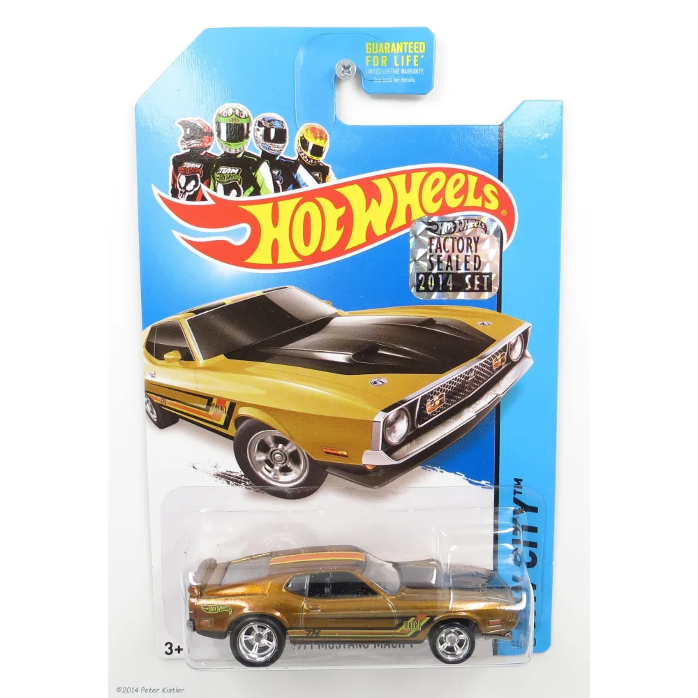 1971 MUSTANG MACH 1 — BFF33 — Spectraflame Gold