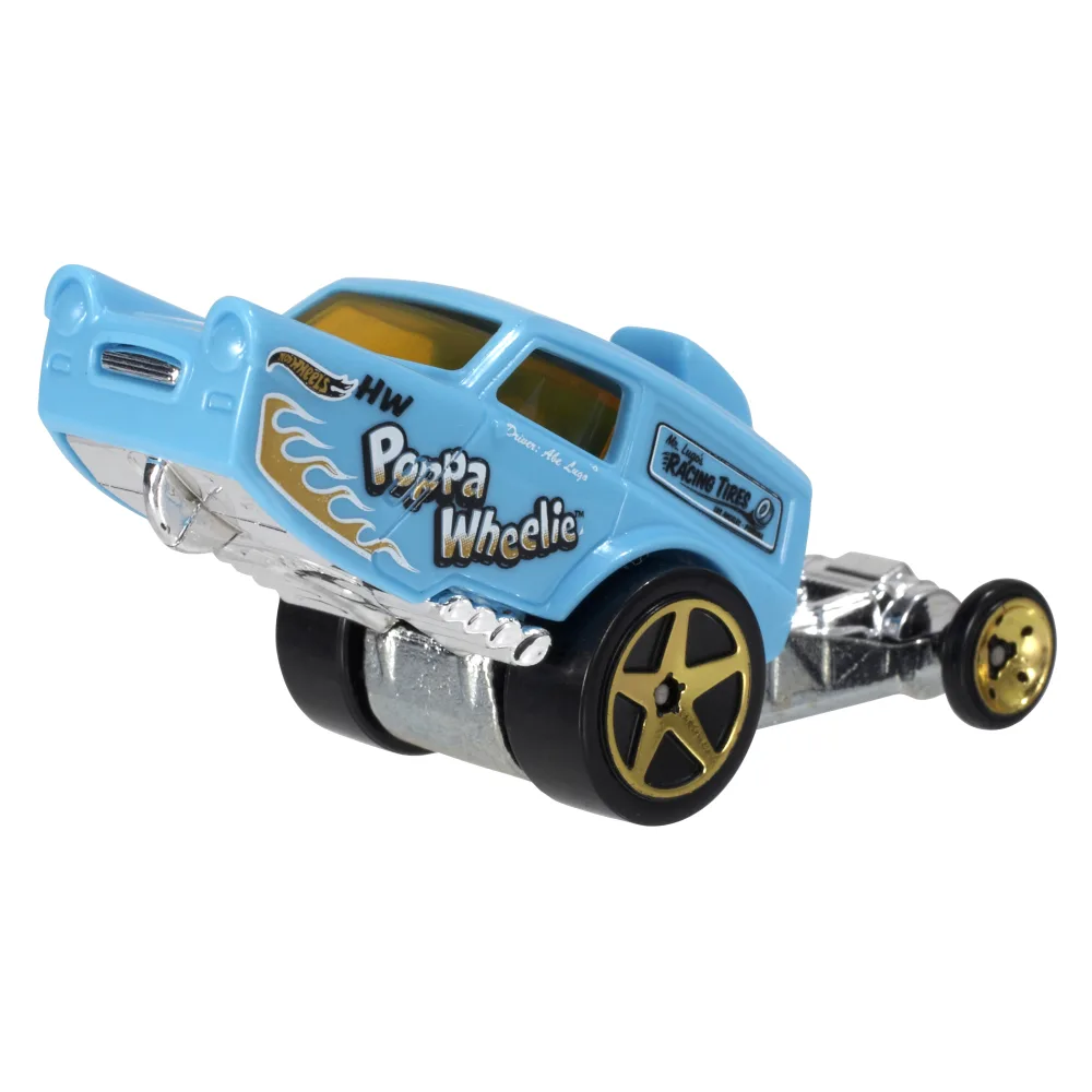 HW Poppa Wheelie — BFF74 — Blue — imagem 2