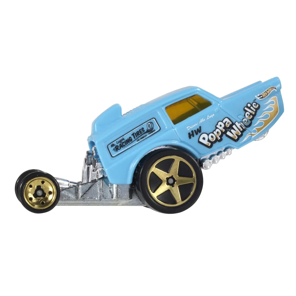 HW Poppa Wheelie — BFF74 — Blue — imagem 3