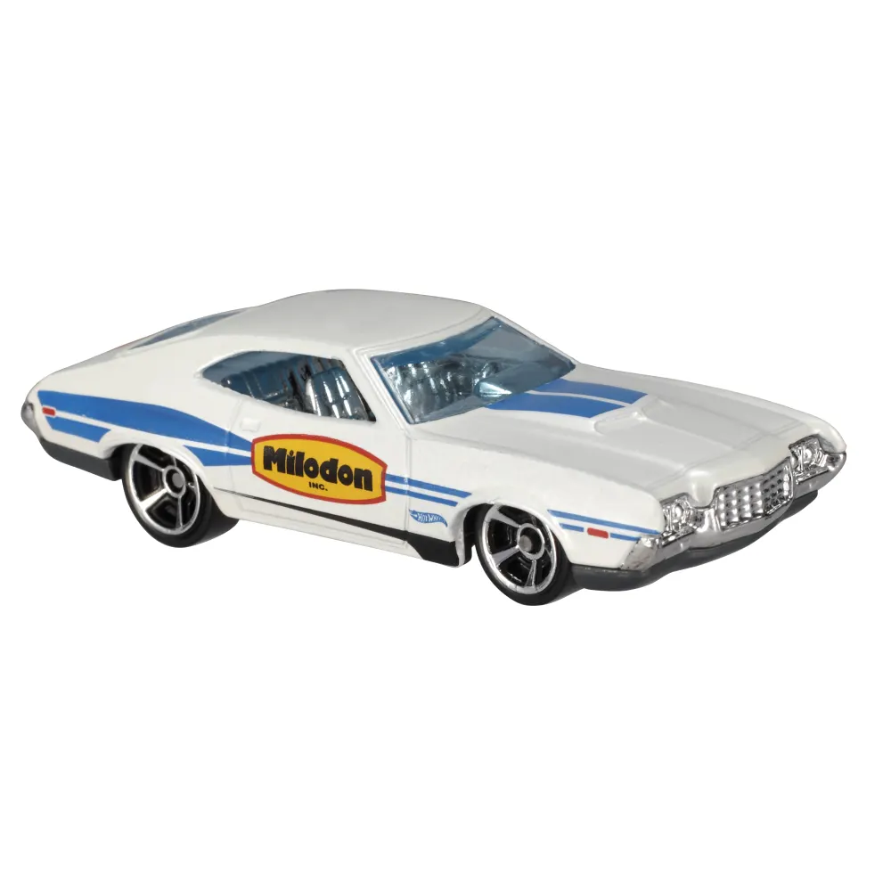 '72 Ford Gran Torino Sport — BFG07 — White — imagem 3