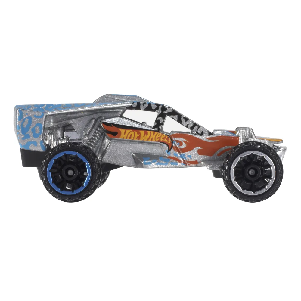 TEAM HOT WHEELS BUGGY — BFG28 — Metalflake Silver — imagem 4
