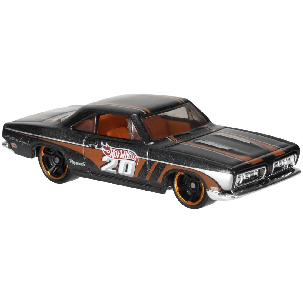 '68 Plymouth Barracuda Formula S — BFG75 — Metalflake Black — imagem 2