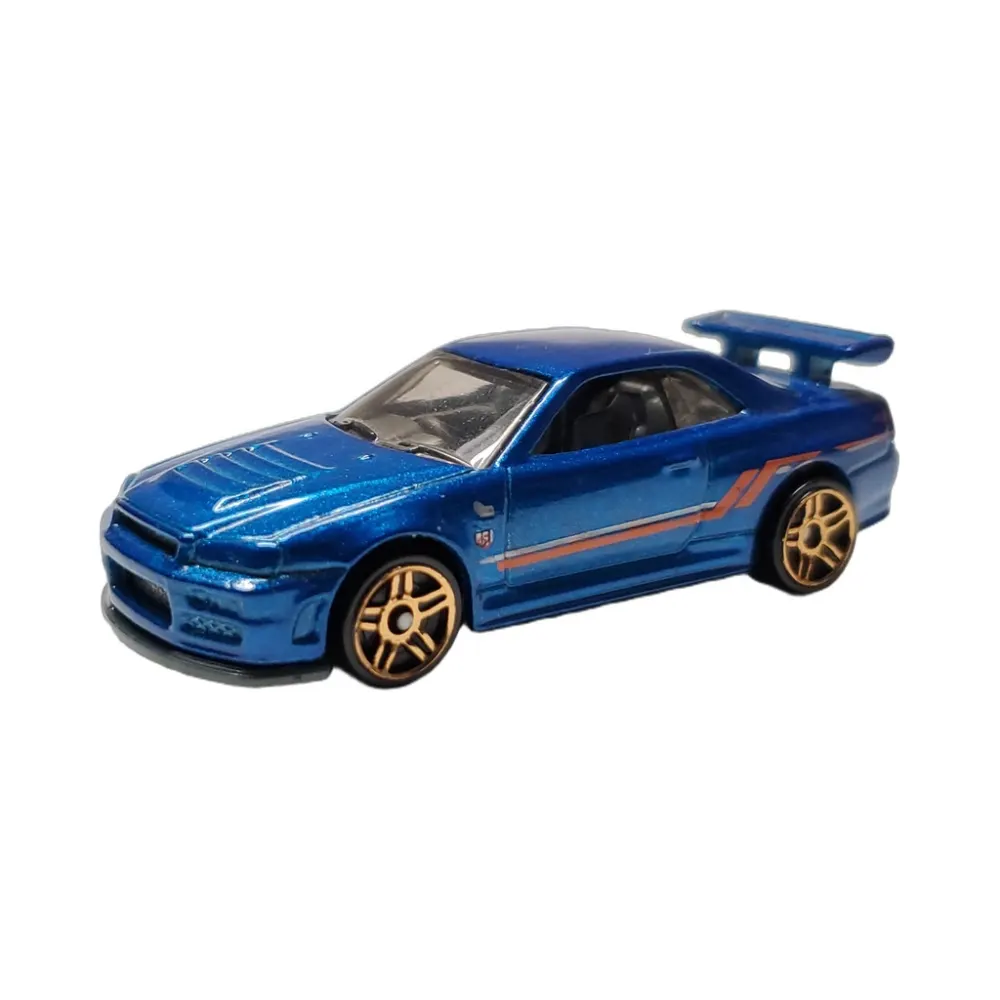 NISSAN SKYLINE GT-R (R34) — BFV55 — Metallic Blue