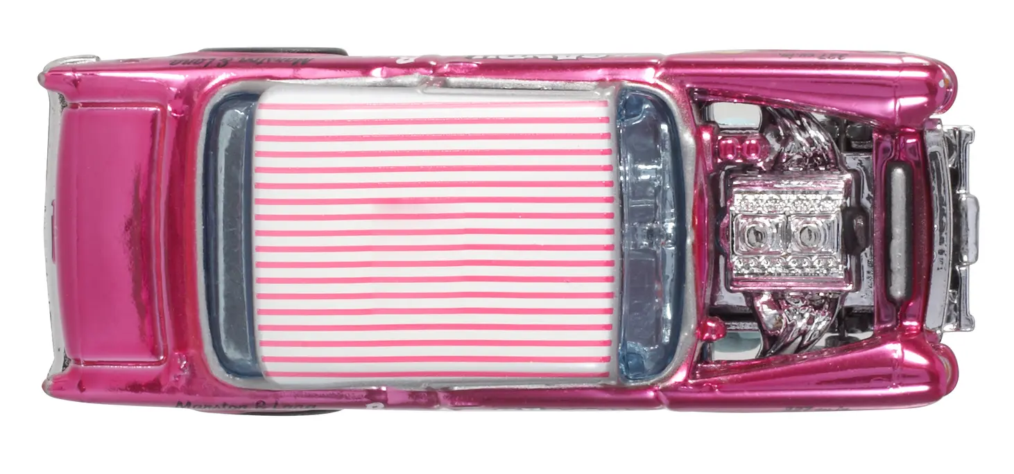 '55 Chevy Bel Air Gasser — BLR11 — Spectraflame Pink — imagem 6