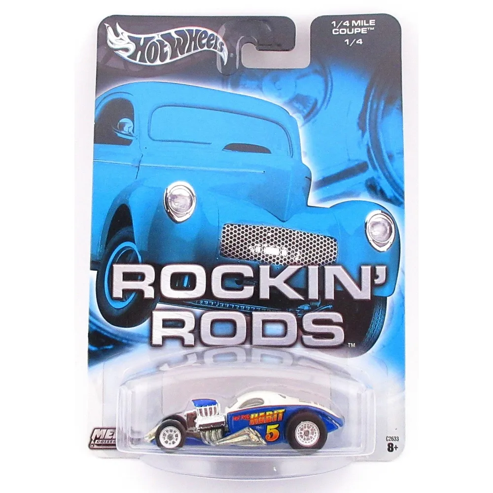1/4 Mile Coupe — C2633 — White & Blue — imagem 2