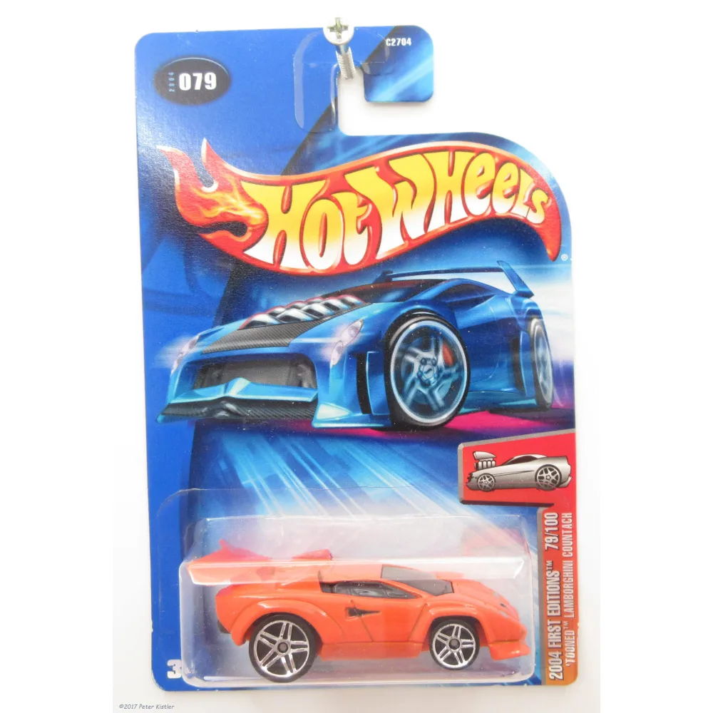'TOONED LAMBORGHINI COUNTACH — C2704 — Orange