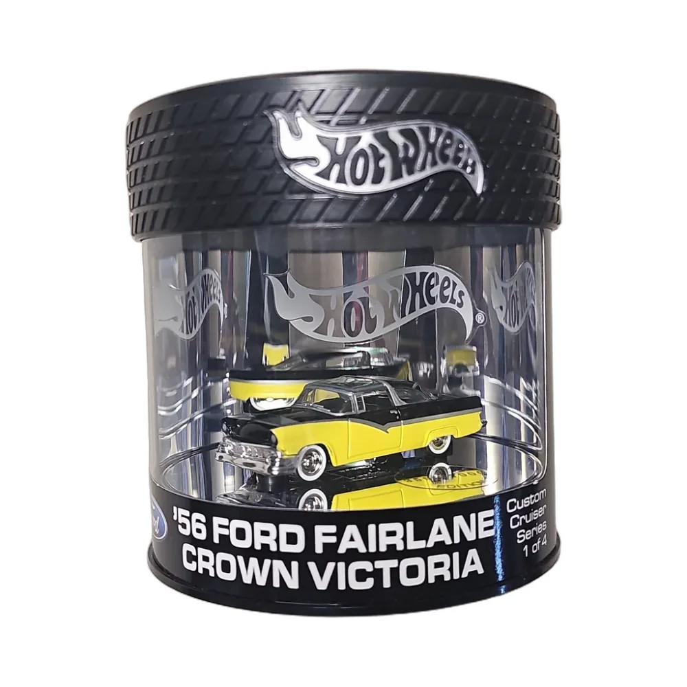 '56 Ford Fairlane Crown Victoria — C6768 — Yellow & Black
