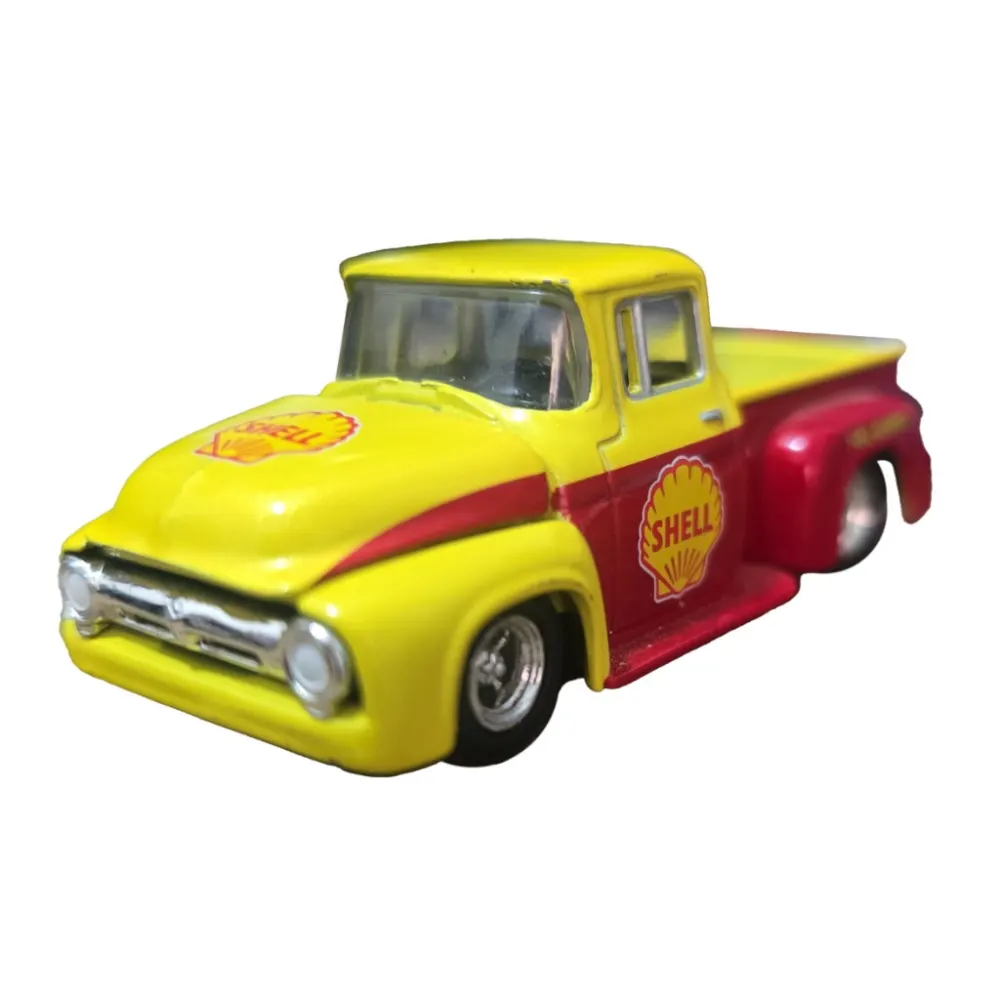 '56 Ford Pickup — C6771 — Yellow & Metallic Red