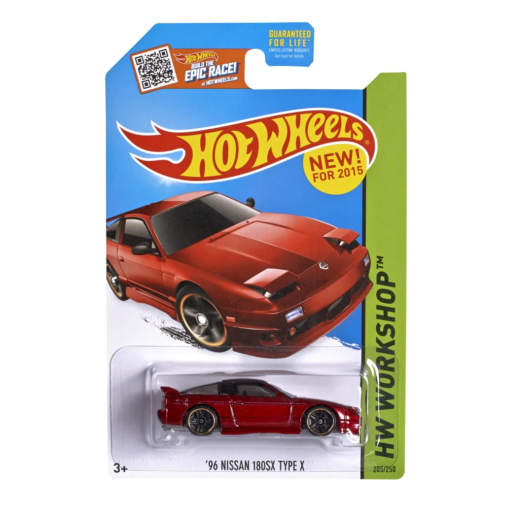 '96 Nissan 180SX Type X — CFH13 — Metalflake Dark Red — imagem 2