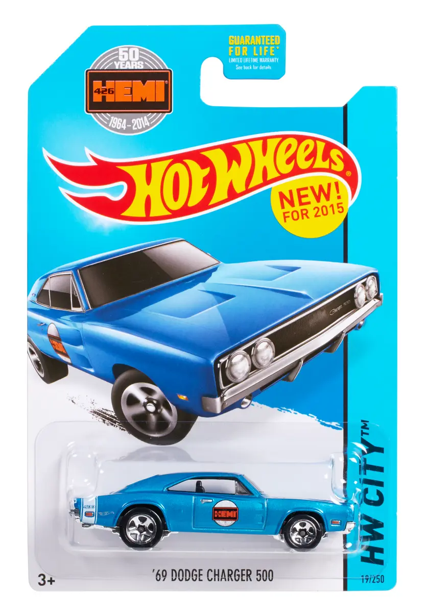'69 Dodge Charger 500 — CFH22 — Metalflake Blue — imagem 2