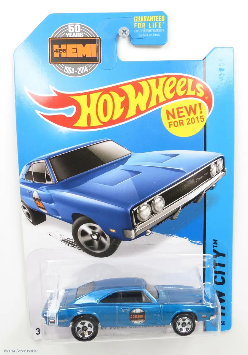 '69 Dodge Charger 500 — CFH22 — Metalflake Blue — imagem 7