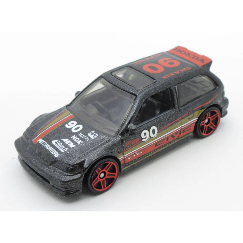 '90 Honda Civic EF — CFH87 — Metalflake Black — imagem 4