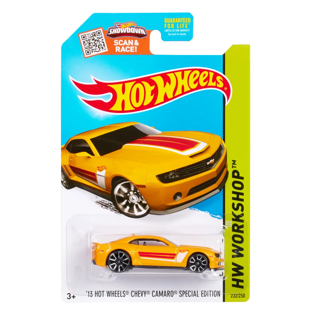 '13 HOT WHEELS CHEVY CAMARO SPECIAL EDITION — CFJ09 — Pearl Dark Yellow — imagem 2