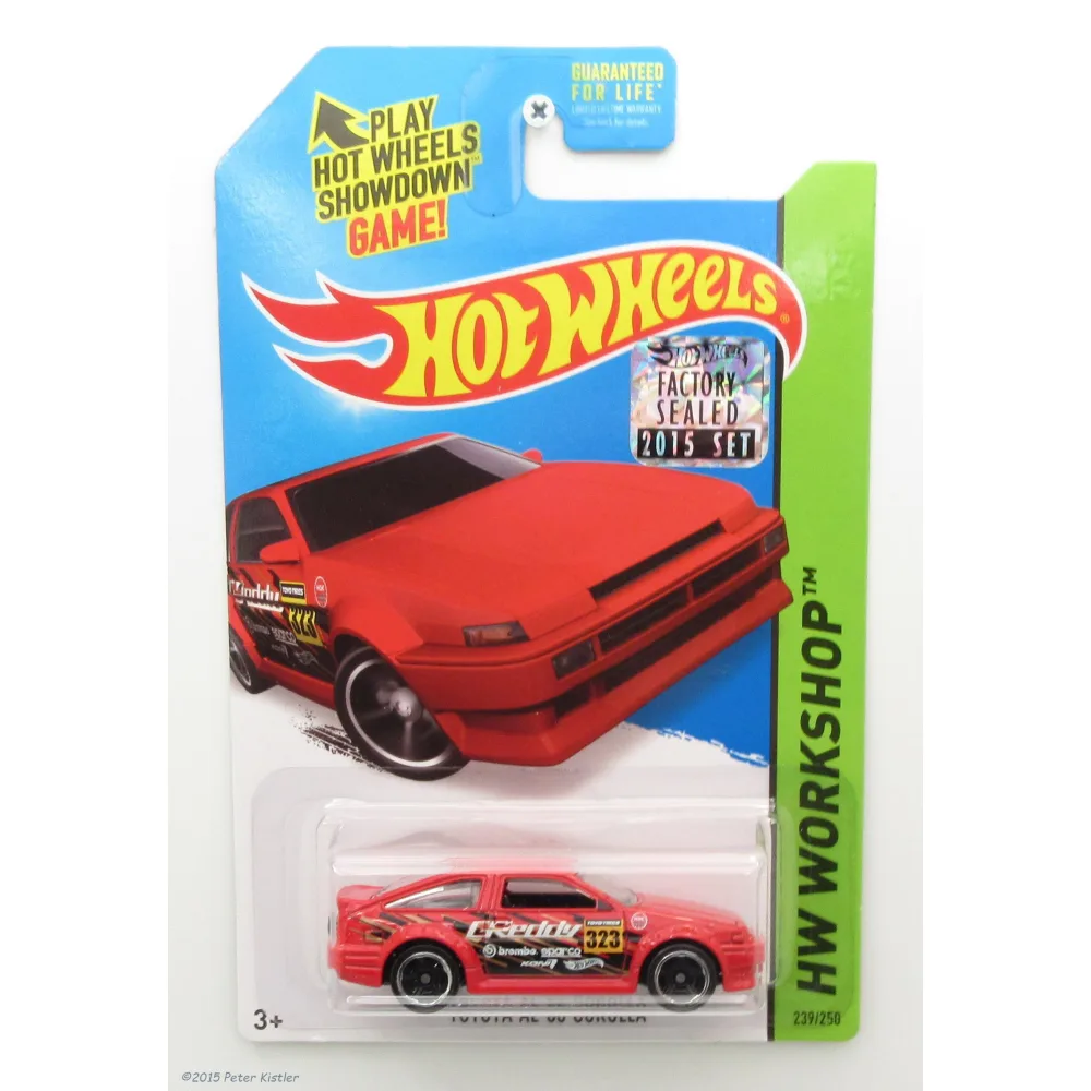 Toyota AE-86 Corolla — CFJ16 — Red — imagem 2