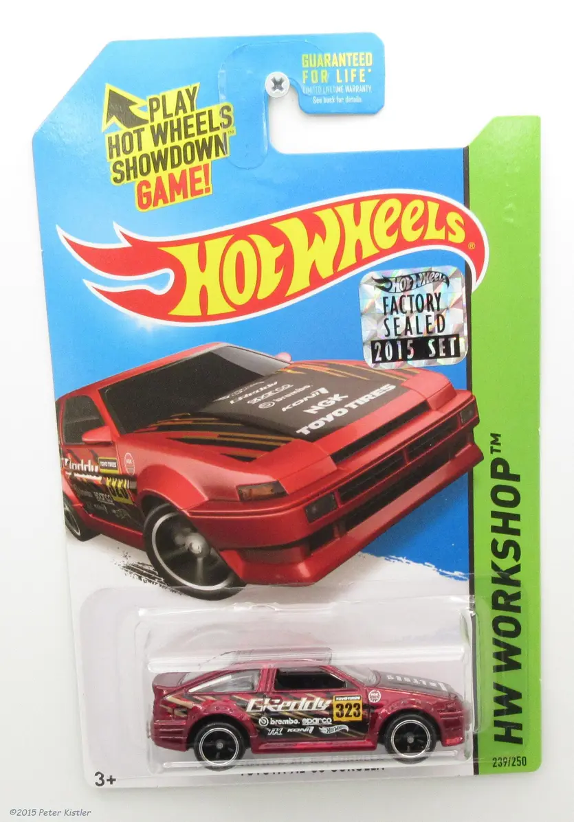 Toyota AE-86 Corolla — CFJ45 — Spectraflame Red