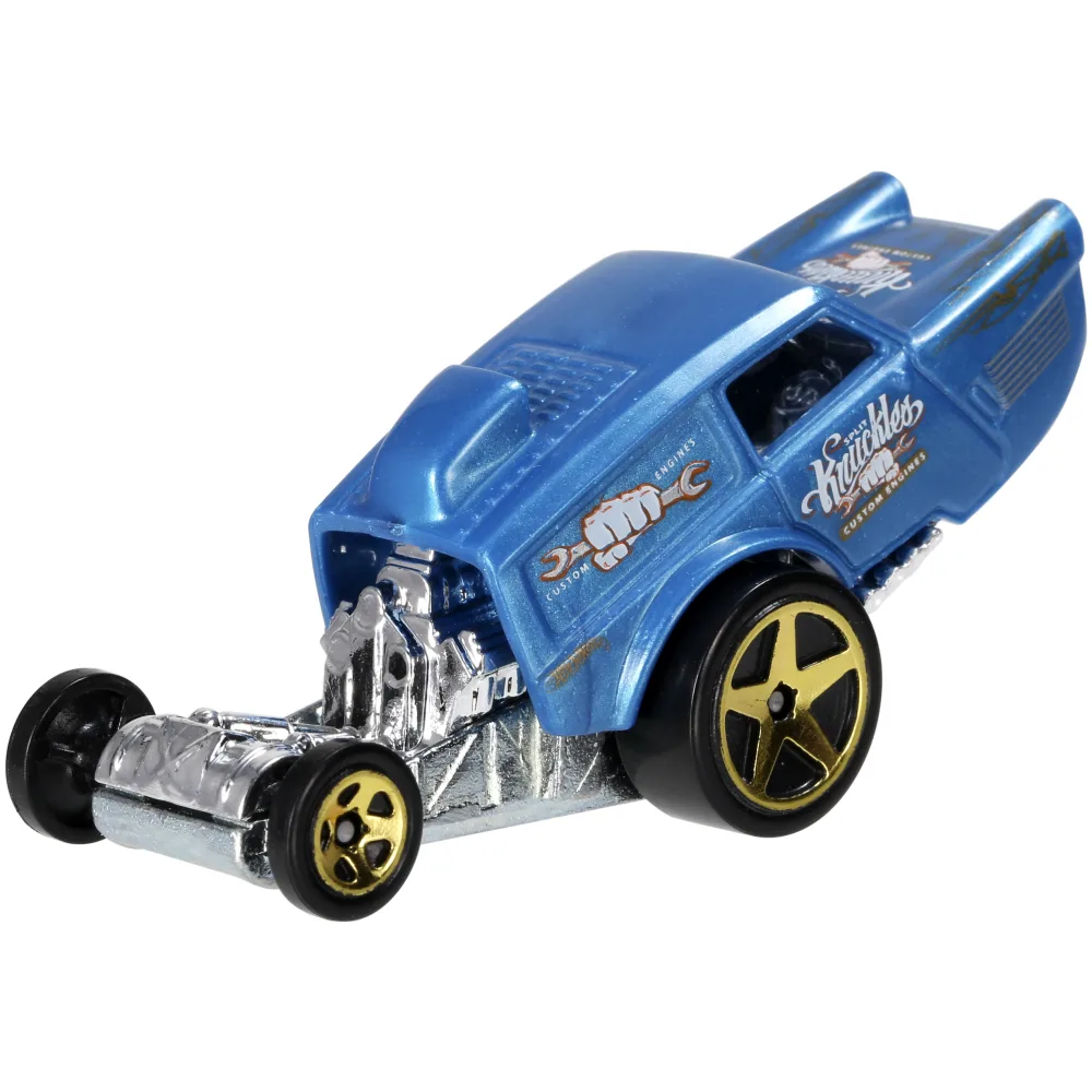 HW Poppa Wheelie — CFJ53 — Metalflake Blue