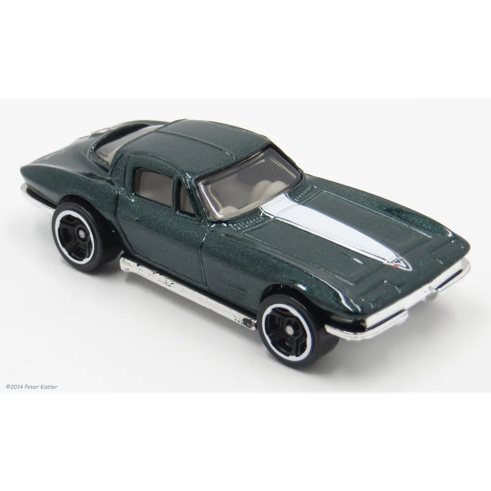 '64 Corvette Sting Ray — CFK00 — Metalflake Midnight Green — imagem 8