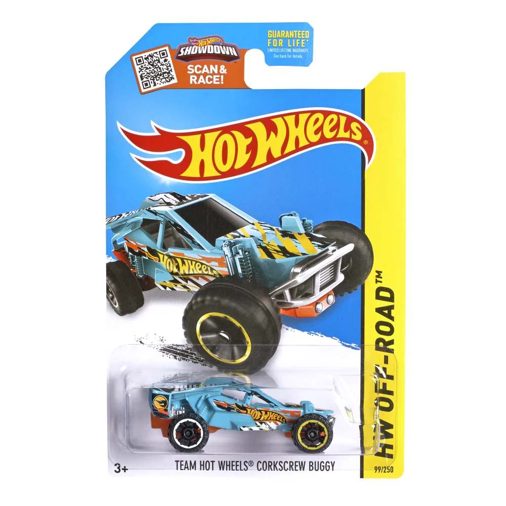 Team Hot Wheels Corkscrew Buggy — CFK52 — Light Blue — imagem 2