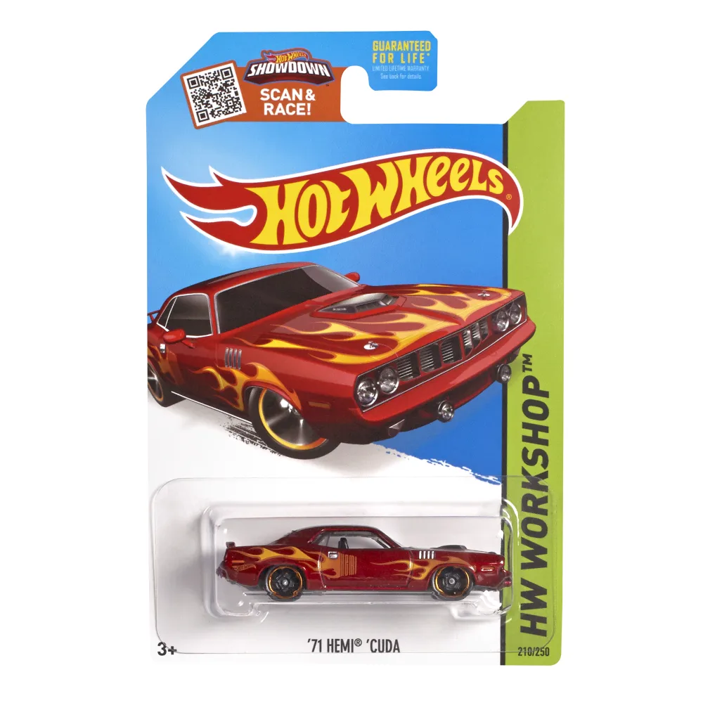 '71 HEMI 'CUDA — CFL69 — Dark Red