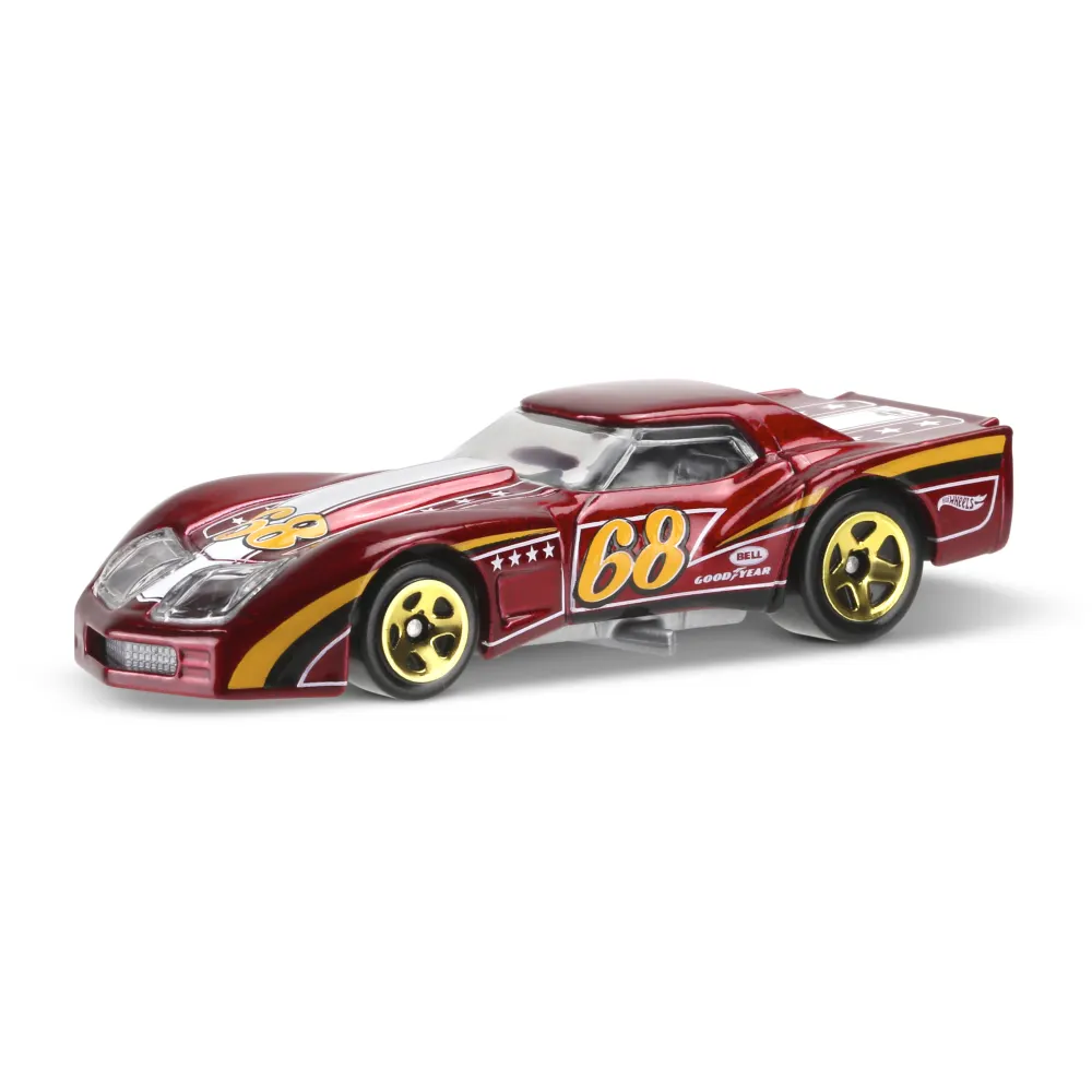 '76 Greenwood Corvette — DHP88 — Metalflake Dark Red