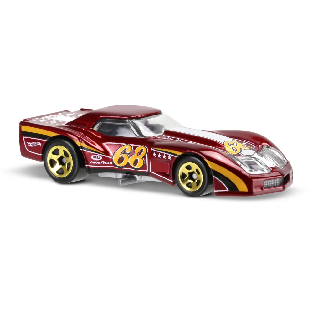 '76 Greenwood Corvette — DHP88 — Metalflake Dark Red — imagem 3