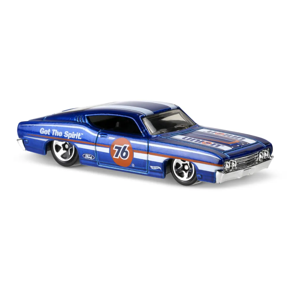 '69 Ford Torino Talladega — DHR27 — Metalflake Dark Blue — imagem 4