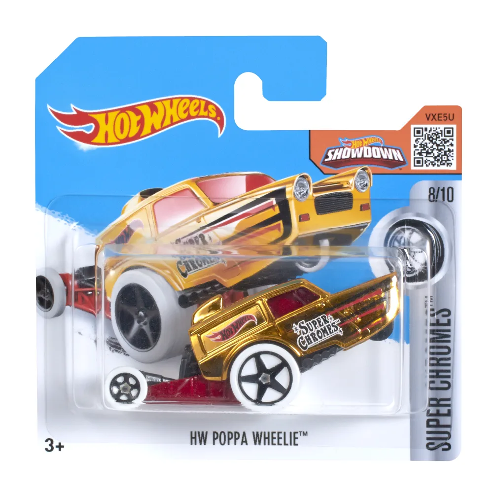 HW Poppa Wheelie — DHW61 — Gold Chrome — imagem 2