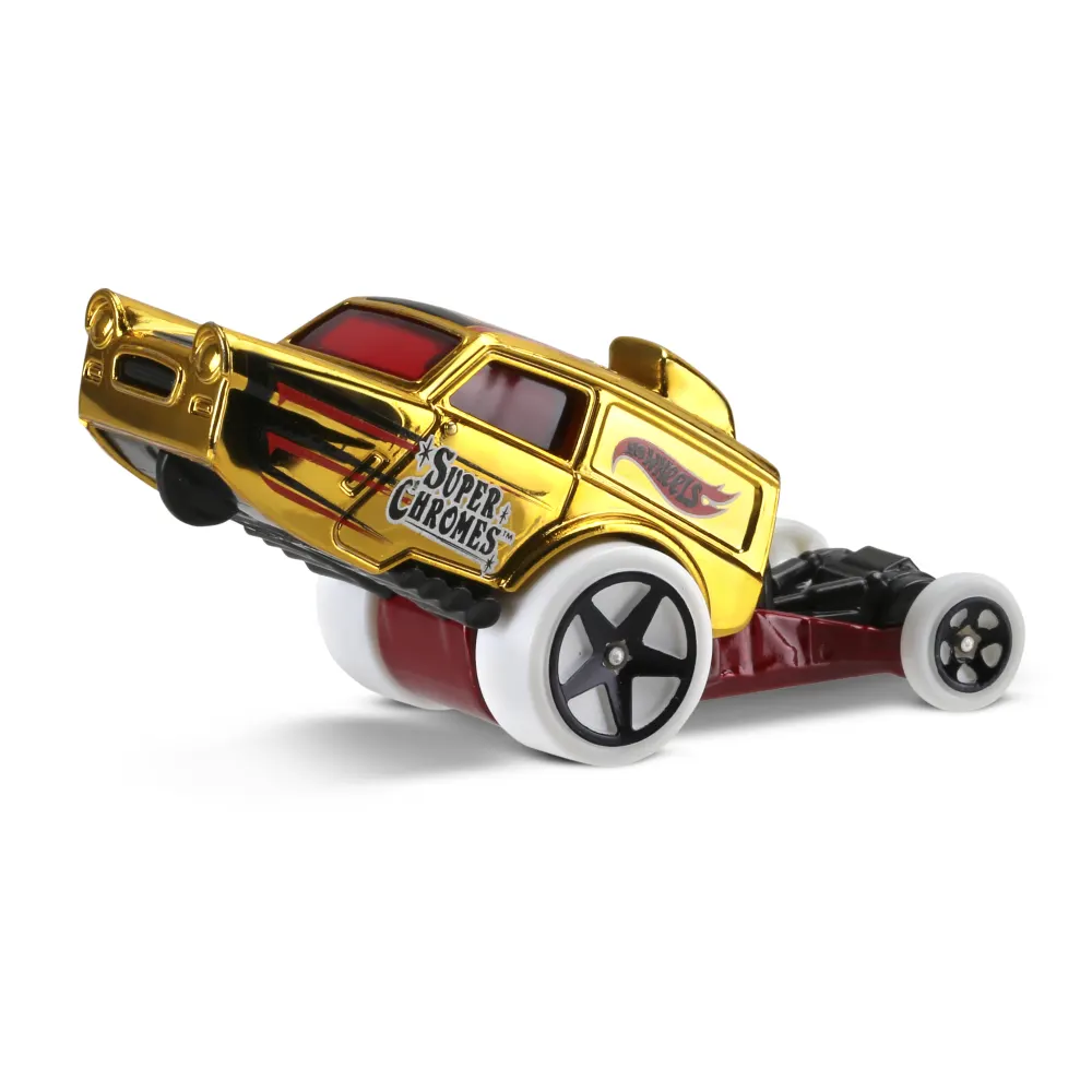 HW Poppa Wheelie — DHW61 — Gold Chrome — imagem 3