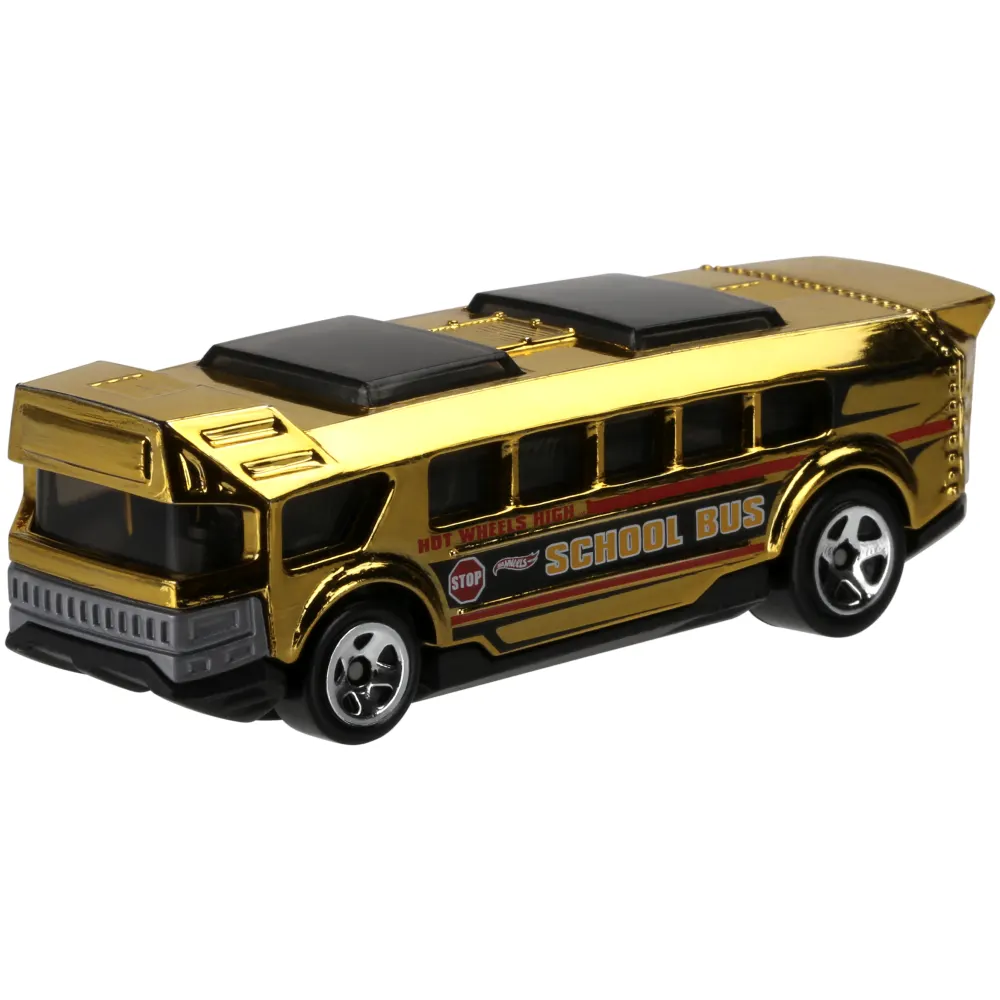 Hot Wheels High — DHW76 — Chrome Gold