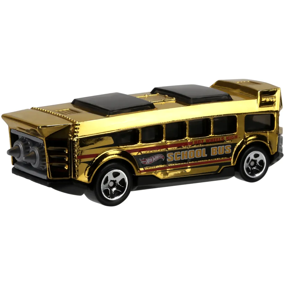 Hot Wheels High — DHW76 — Chrome Gold — imagem 3