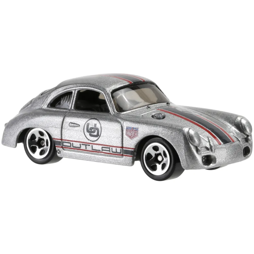 PORSCHE 356A OUTLAW — DHX35 — Metalflake Silver — imagem 4