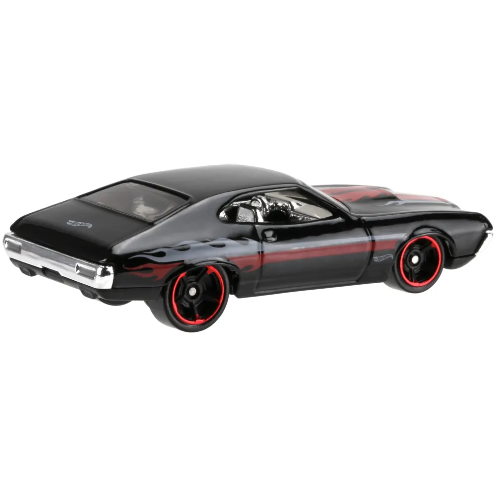 '72 Ford Gran Torino Sport — DHX37 — Black — imagem 3