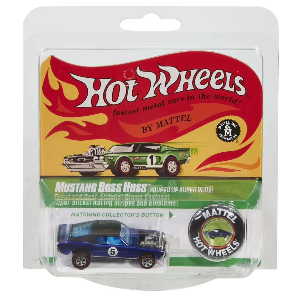 MUSTANG BOSS HOSS — DMH88 — Spectraflame Blue w/ Black Roof — imagem 2