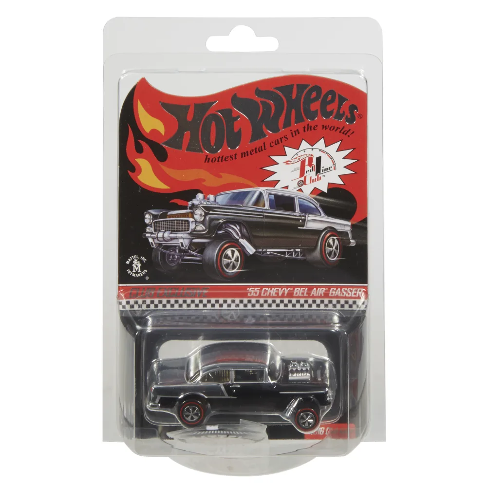 '55 Chevy Bel Air Gasser — DTH28 — Spectraflame Black & Chrome — imagem 2